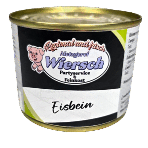Eisbeinfleisch in Aspik Dosen