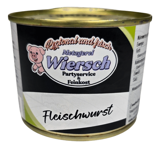 Fleischwurst Dosen