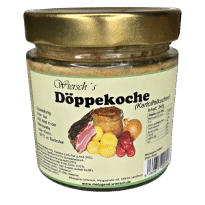 Hausgemachter Döppekooche (Kartoffelkuchen)