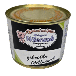 gekochte rheinische Mettwurst Dose