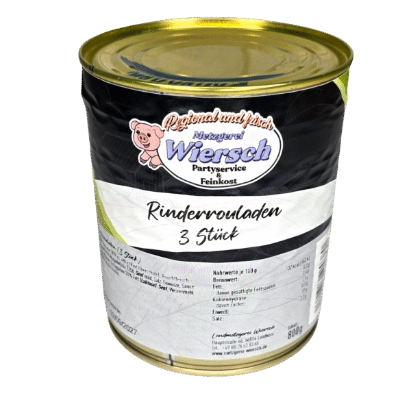 Hausgemachte Rinderrouladen
