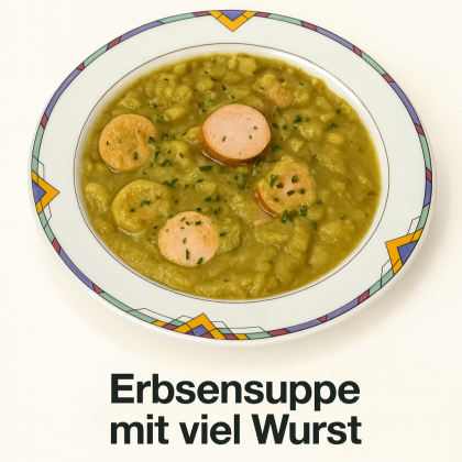 Erbsensuppe kaufen – deftig, cremig & voll Wurst – Bild 2