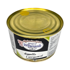 Doppelte Currywurst – kräftig, würzig & mit reichlich Sauce