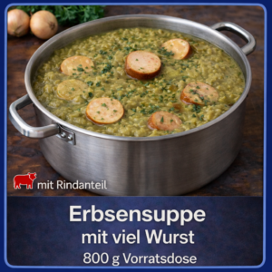 Hausgemachte Erbsensuppe kaufen - 800g Dose Metzgerei Wiersch