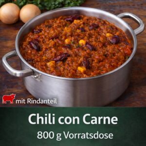Chili con Carne 800 g Vorratsdose der Metzgerei Wiersch